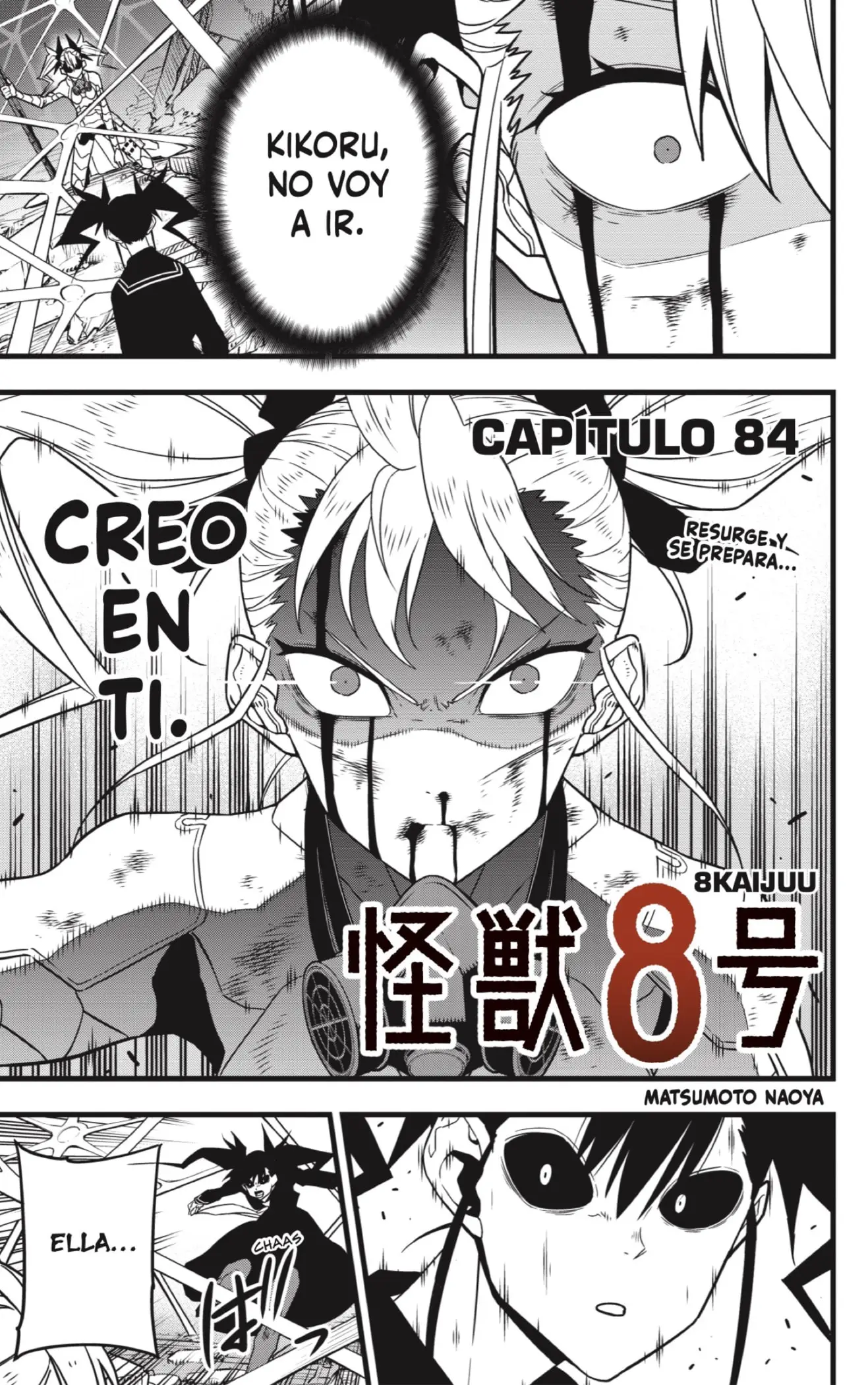Kaiju No. 8 capítulo 84, página 1