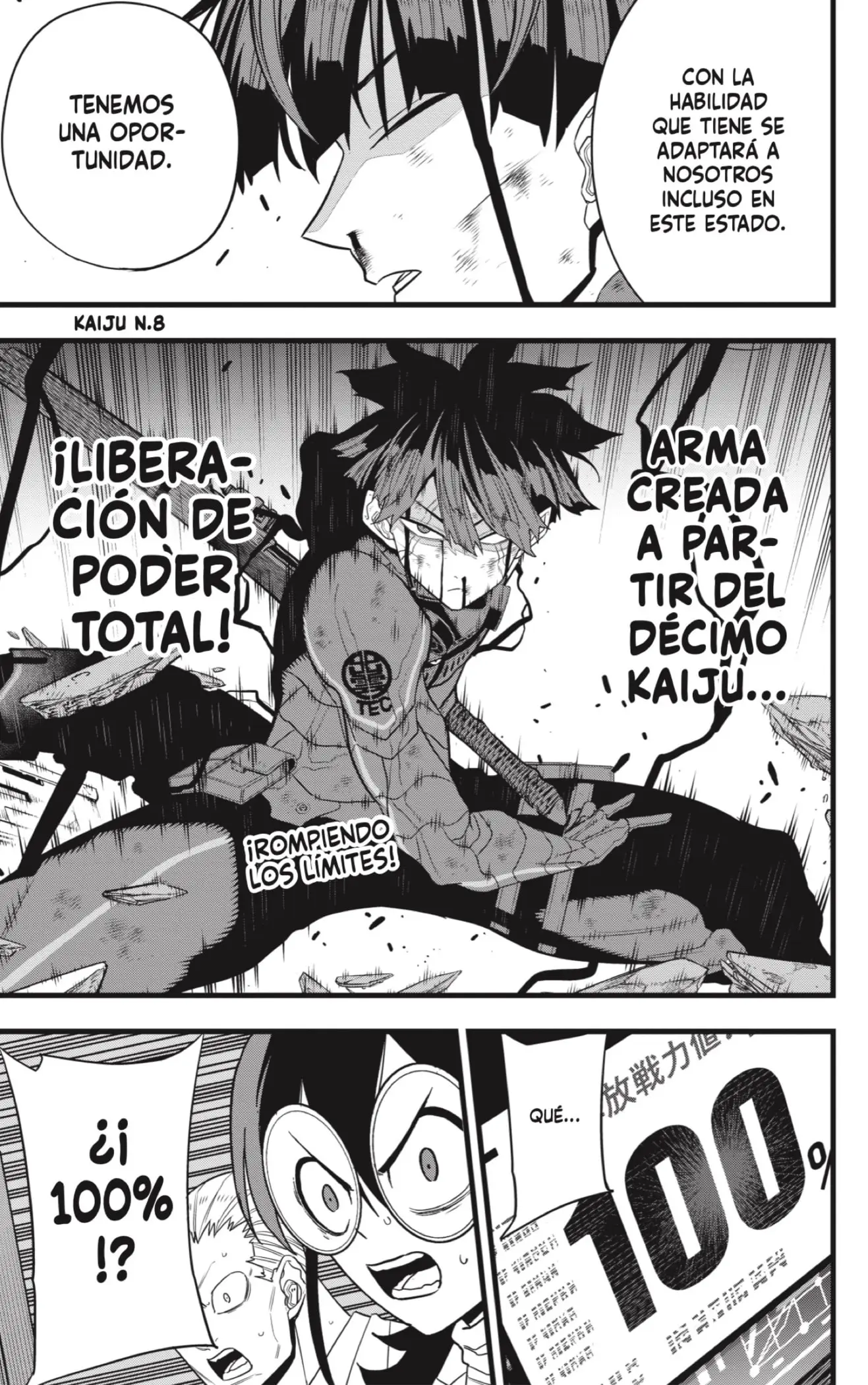 Kaiju No. 8 capítulo 93, página 1