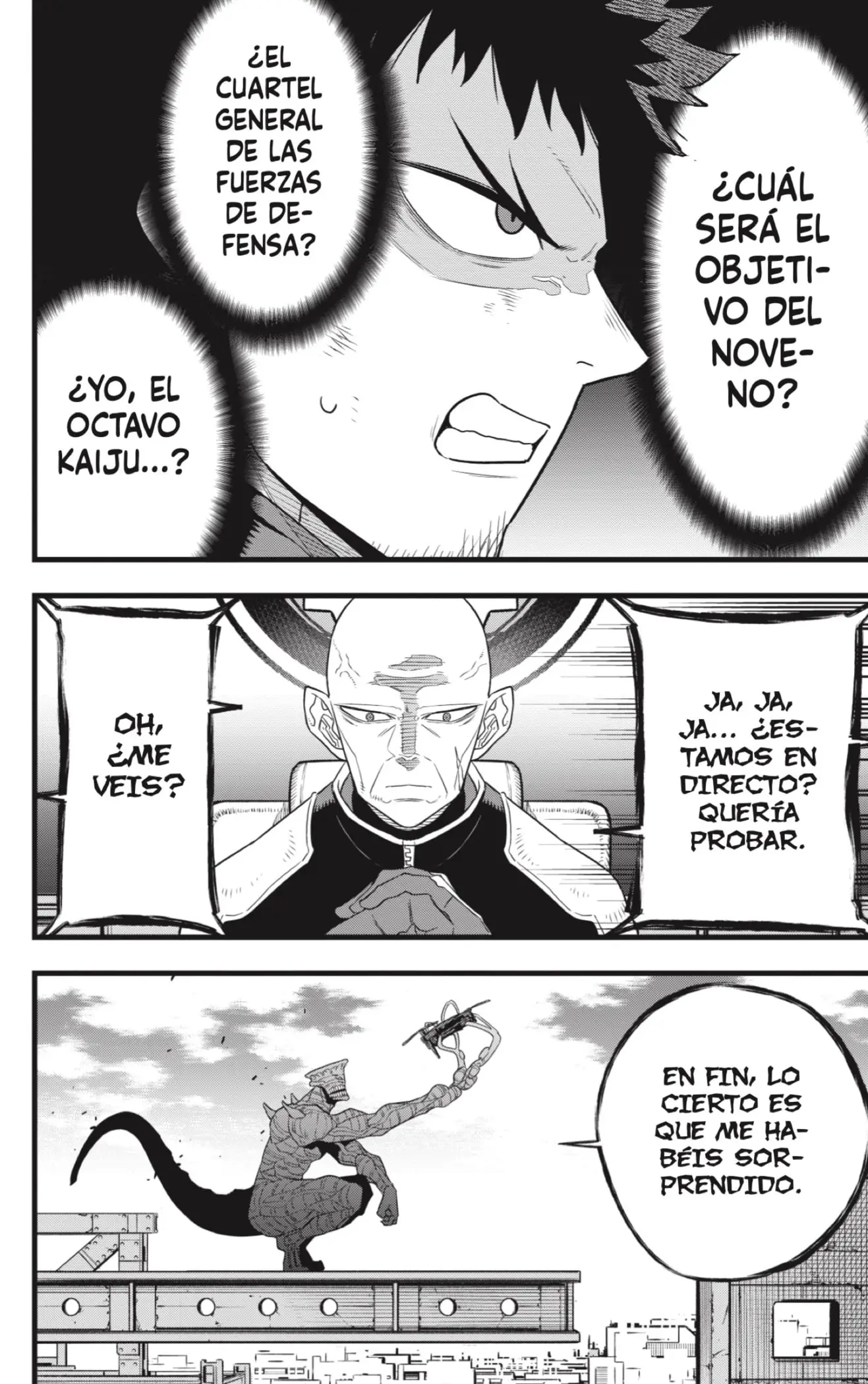 Kaiju No. 8 capítulo 96, página 14