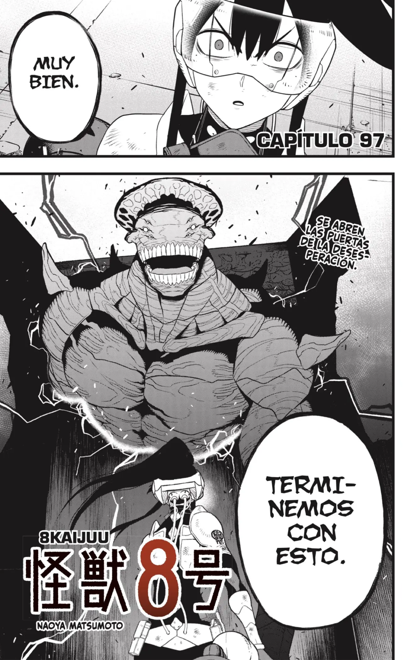Kaiju No. 8 capítulo 97, página 1