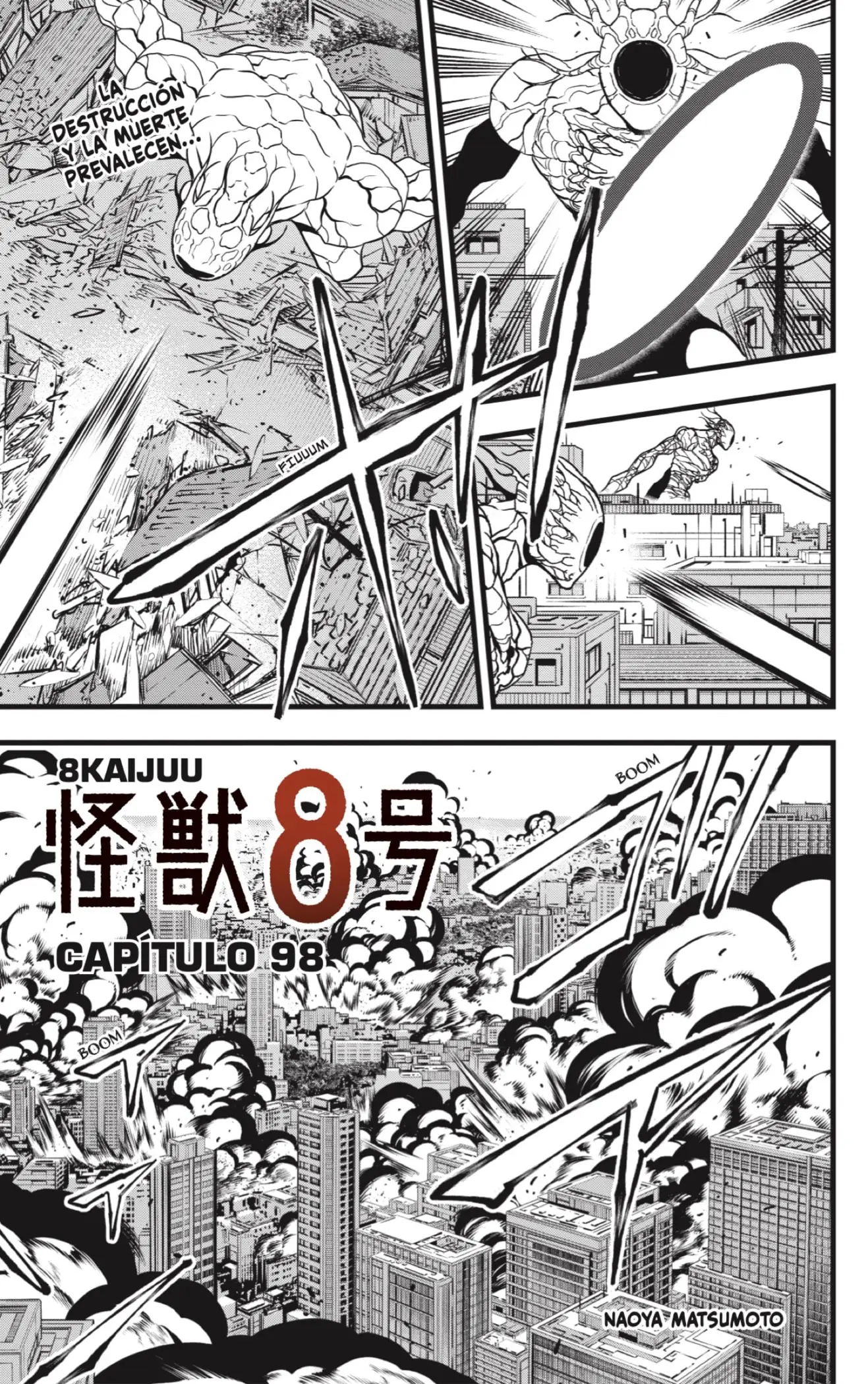 Kaiju No. 8 capítulo 98, página 1