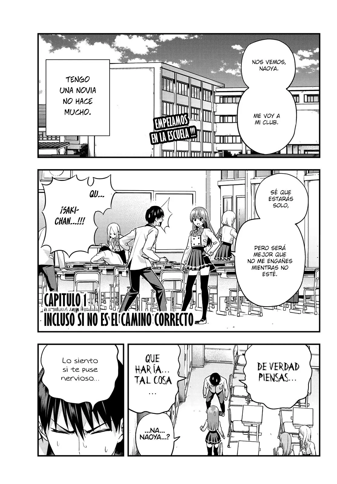Kanojo mo Kanojo capítulo 1, página 4