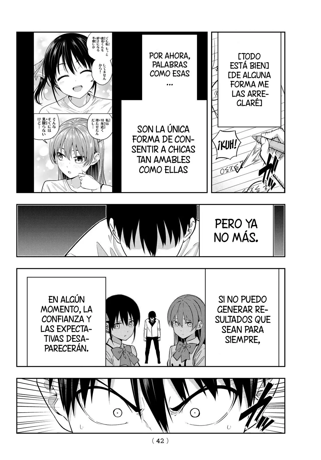 Kanojo mo Kanojo capítulo 108, página 9