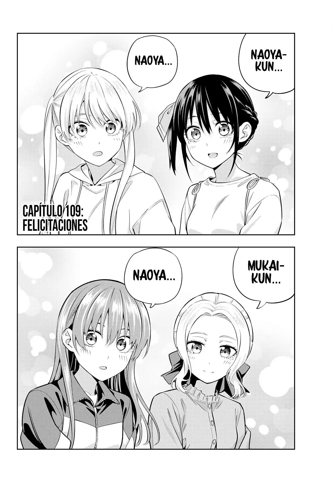 Kanojo mo Kanojo capítulo 109, página 4