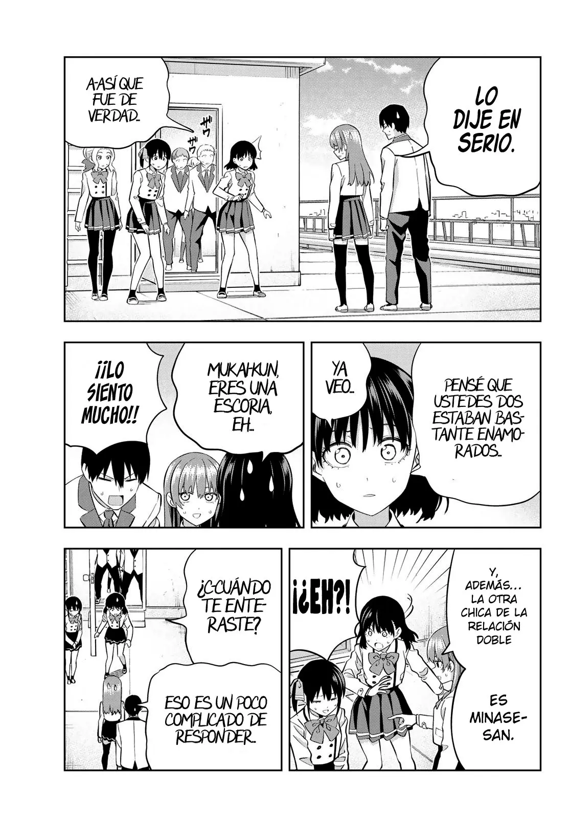Kanojo mo Kanojo capítulo 110, página 9