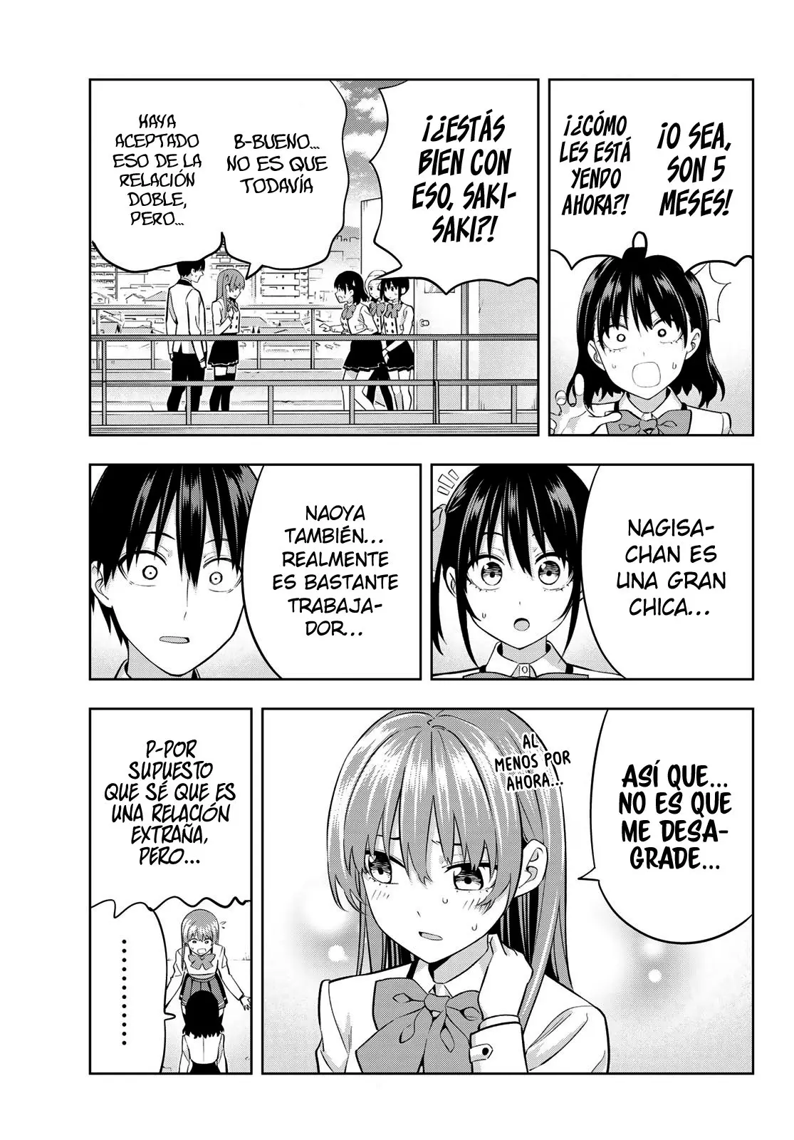 Kanojo mo Kanojo capítulo 110, página 11