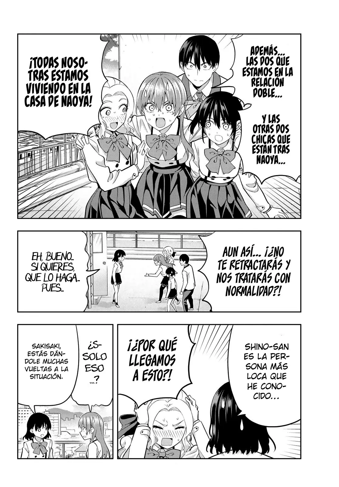Kanojo mo Kanojo capítulo 110, página 14