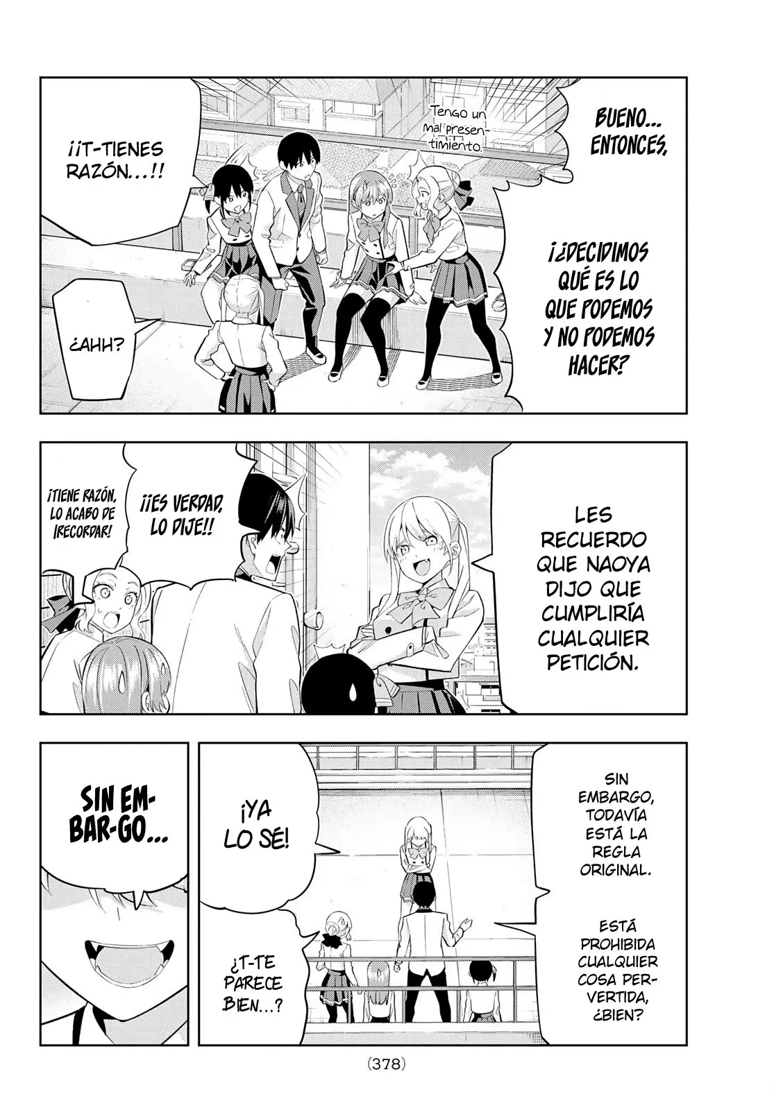 Kanojo mo Kanojo capítulo 111, página 8