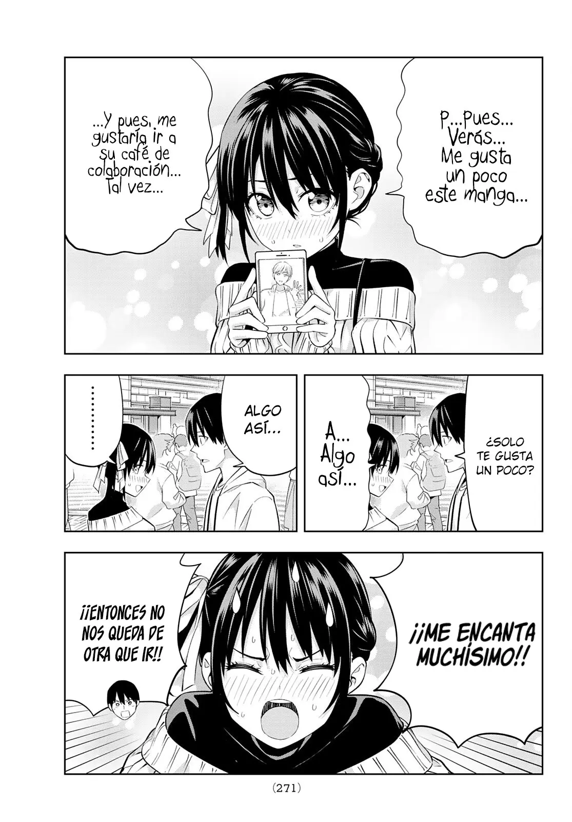 Kanojo mo Kanojo capítulo 112, página 11