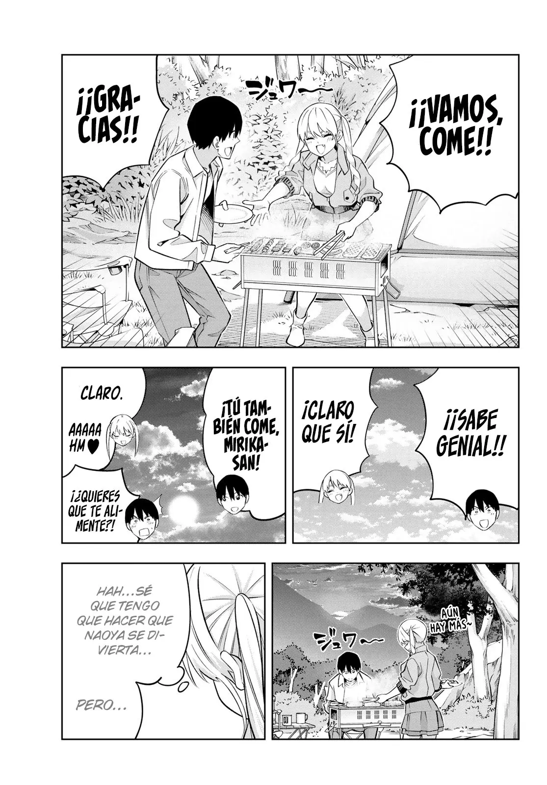 Kanojo mo Kanojo capítulo 117, página 15