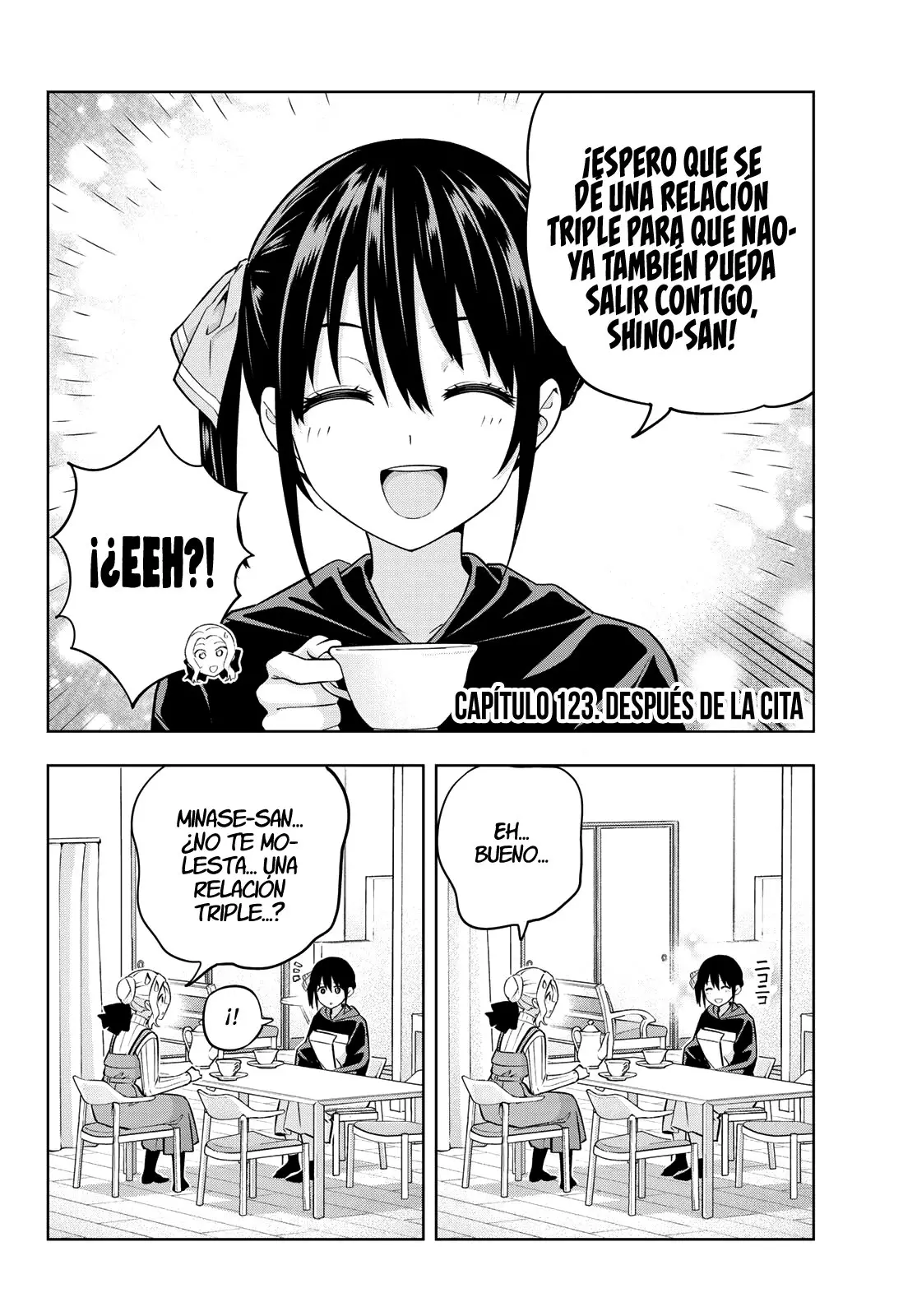 Kanojo mo Kanojo capítulo 123, página 4