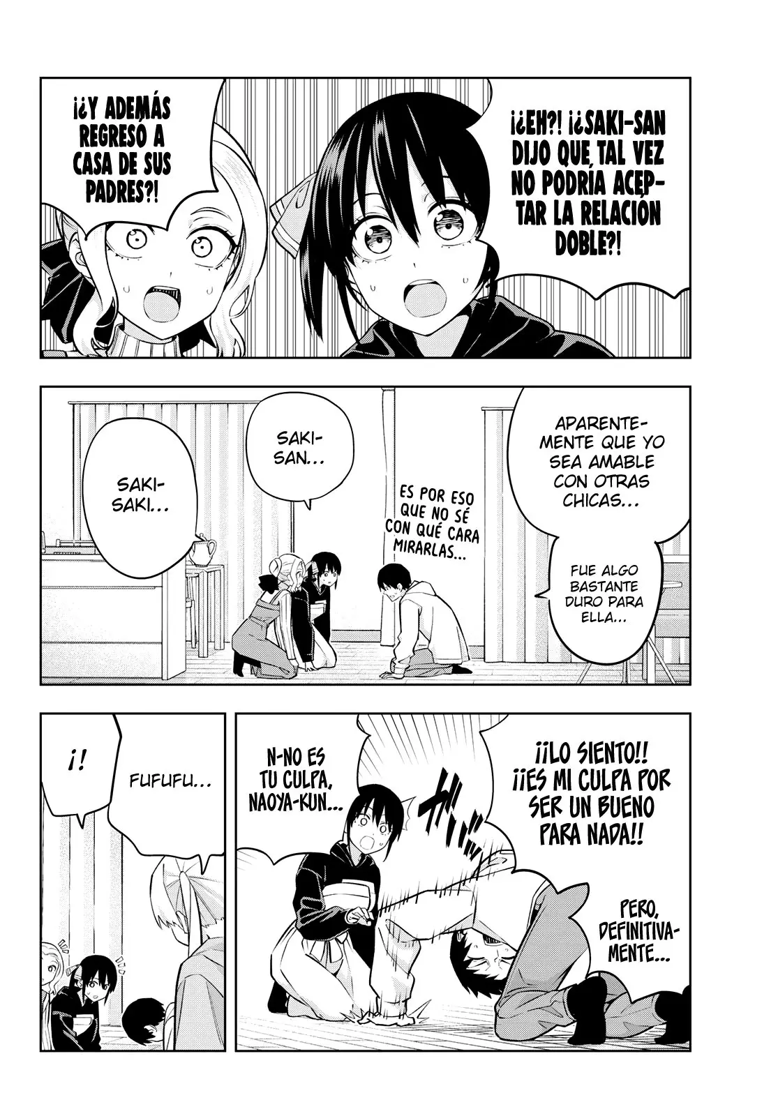 Kanojo mo Kanojo capítulo 123, página 8