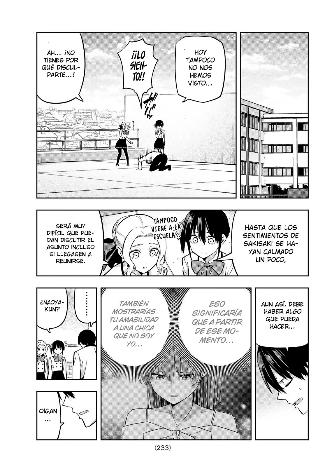 Kanojo mo Kanojo capítulo 124, página 3