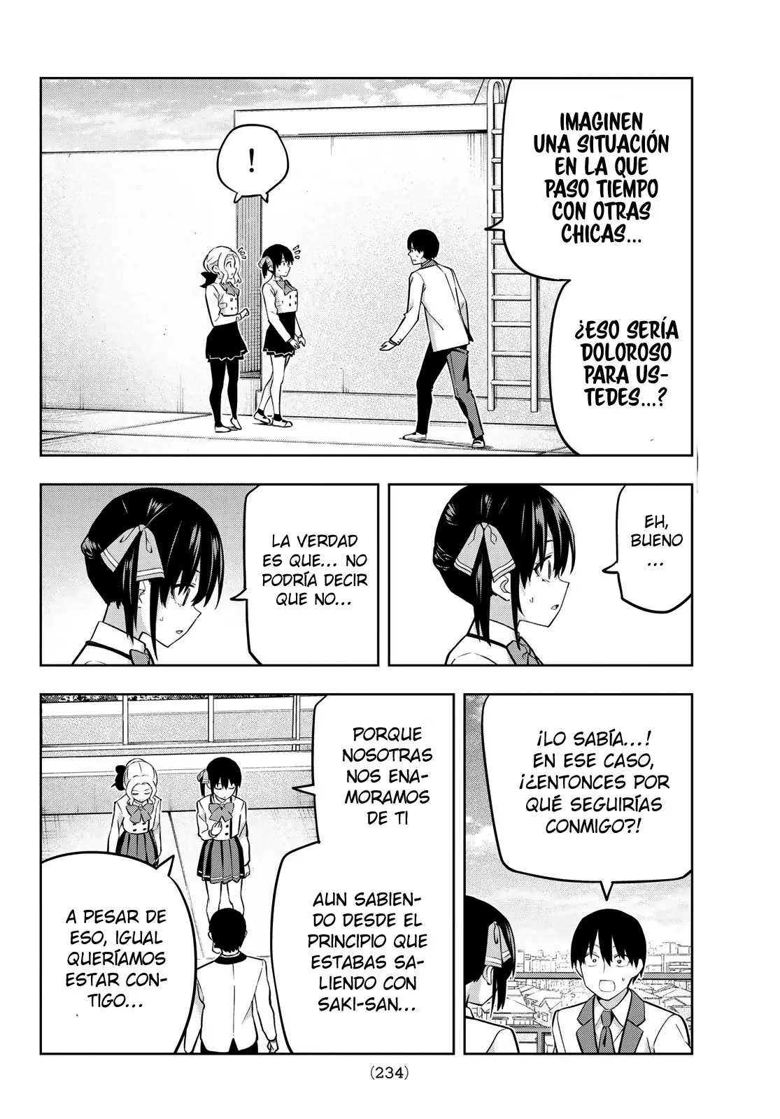 Kanojo mo Kanojo capítulo 124, página 4
