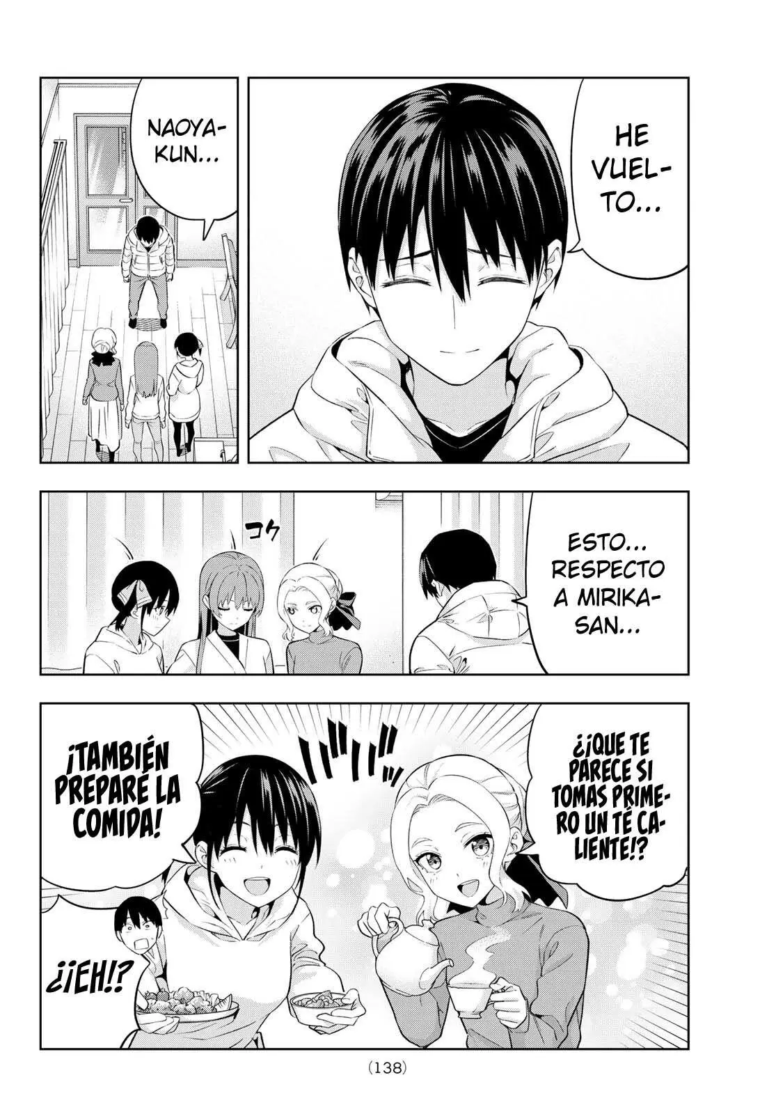 Kanojo mo Kanojo capítulo 139, página 8