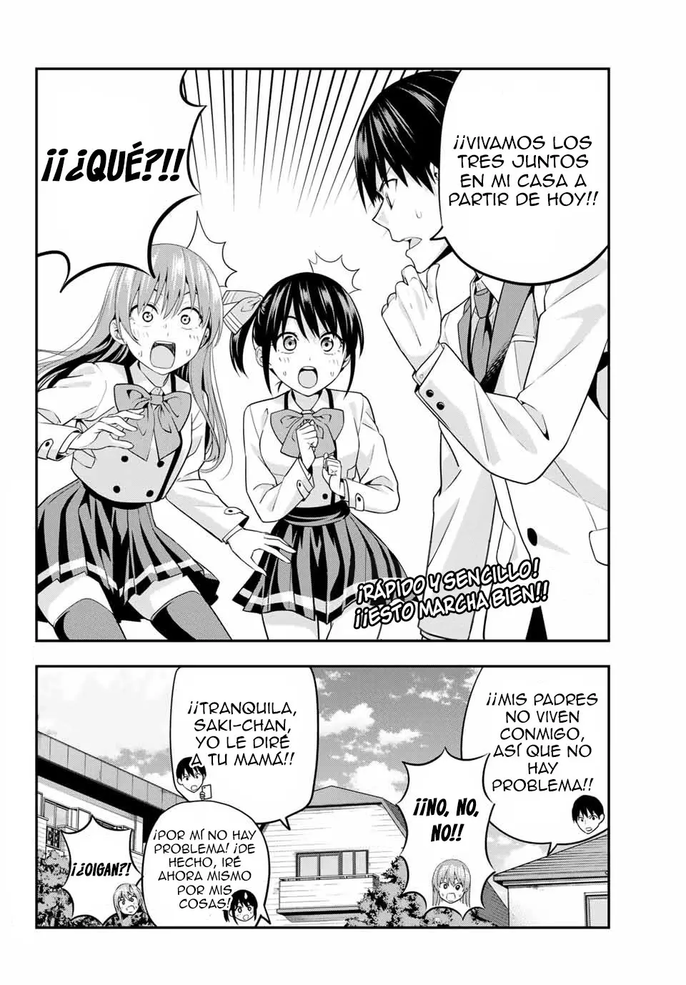 Kanojo mo Kanojo capítulo 3, página 3
