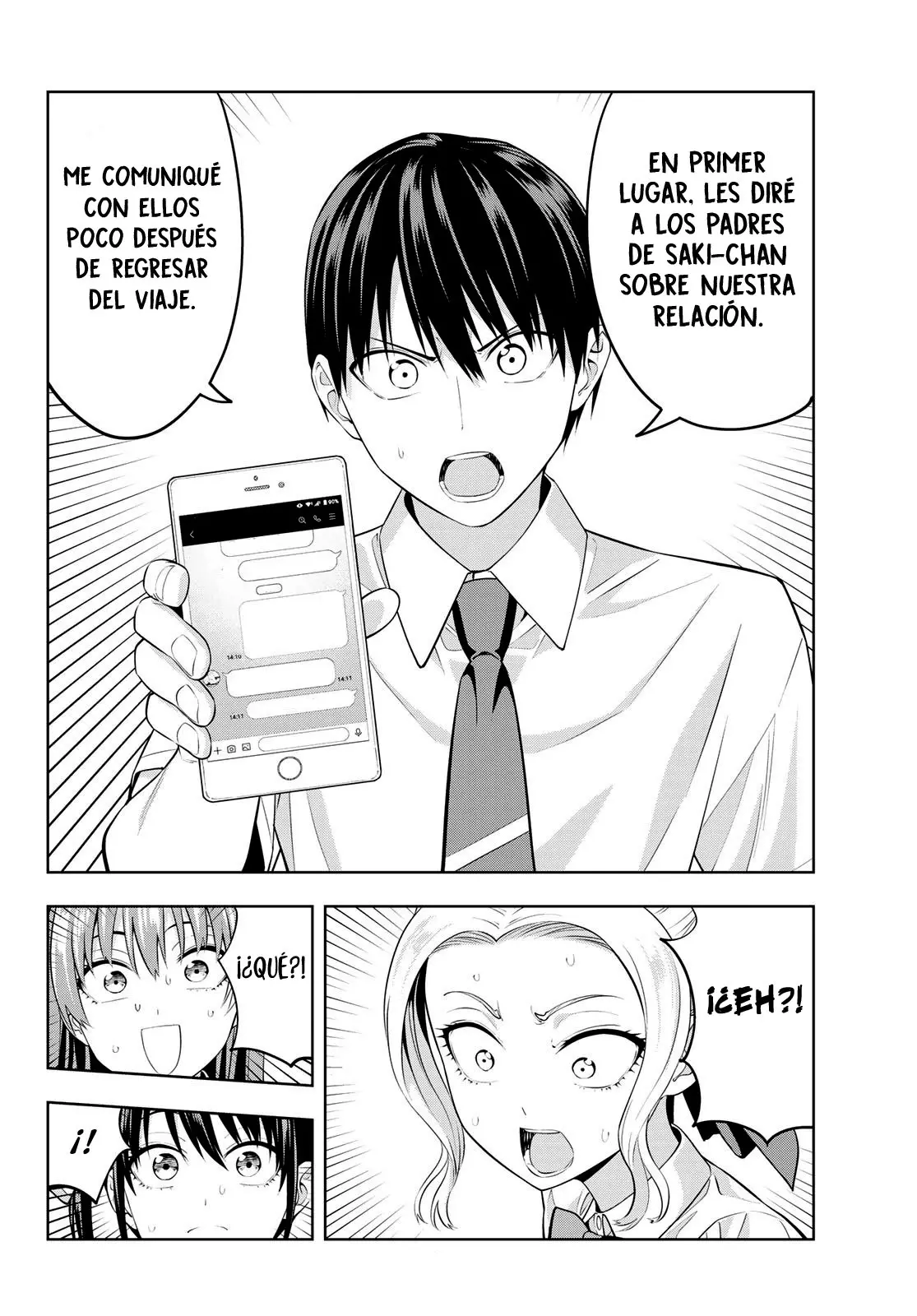 Kanojo mo Kanojo capítulo 36, página 14