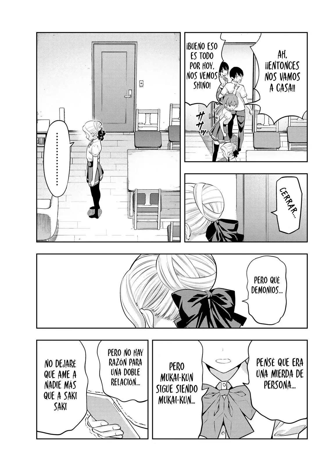 Kanojo mo Kanojo capítulo 36, página 17