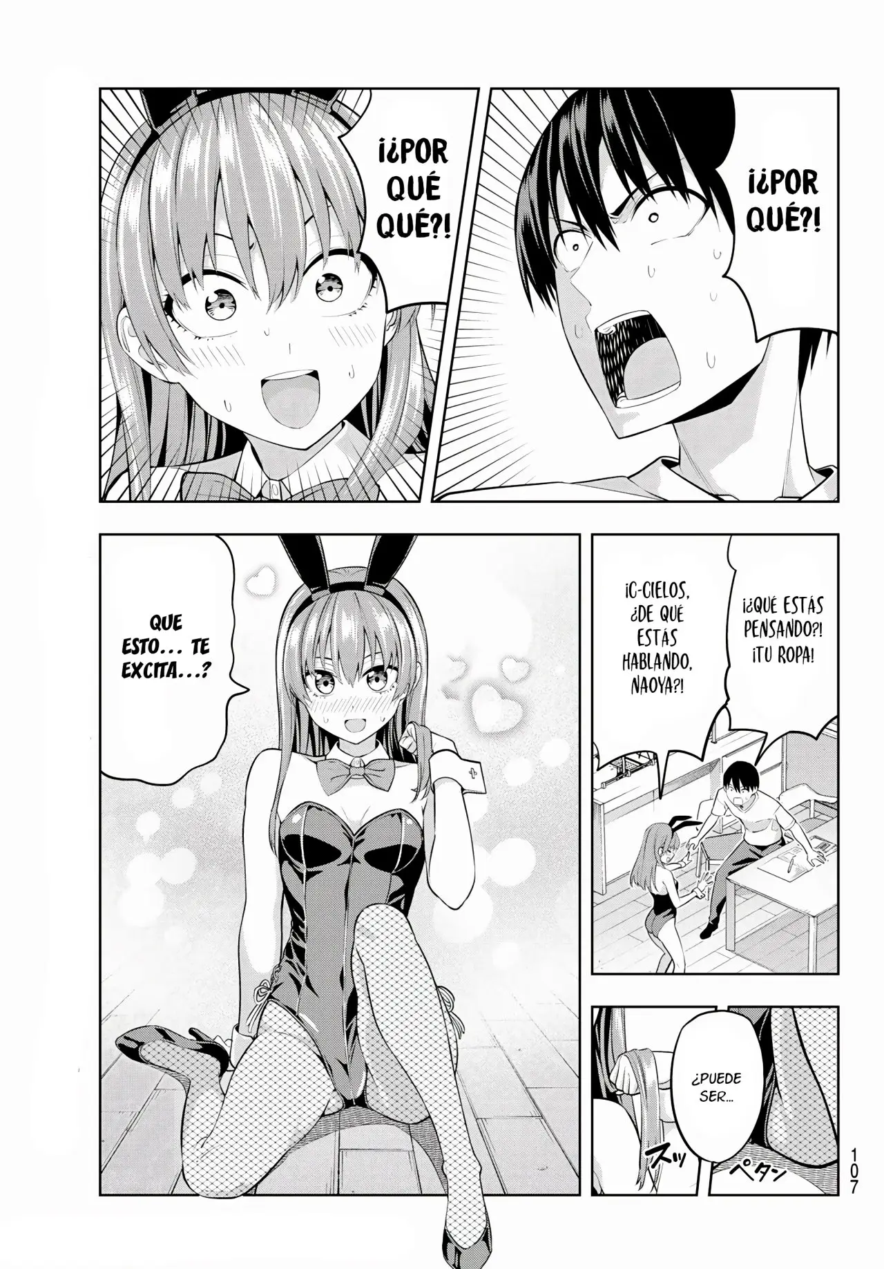 Kanojo mo Kanojo capítulo 37, página 10