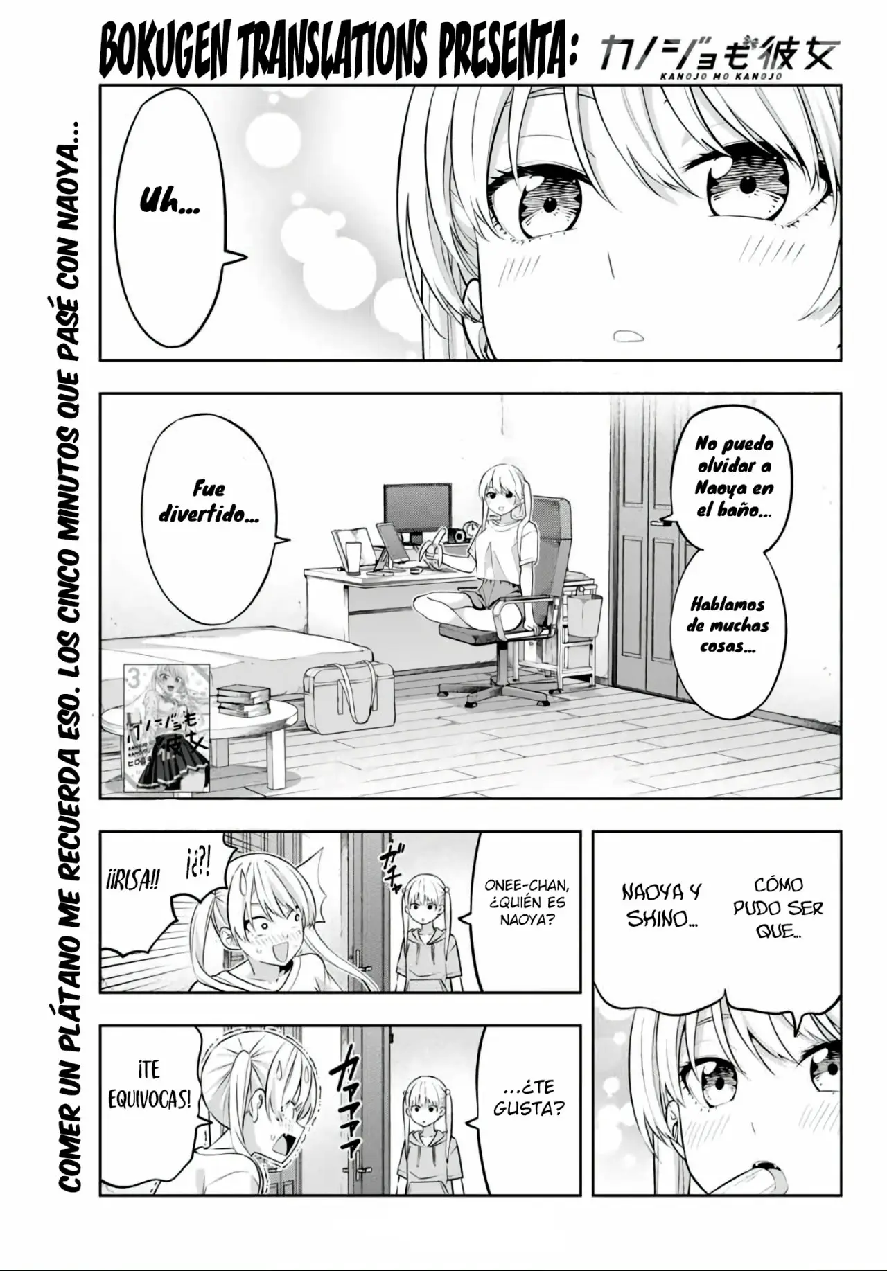 Kanojo mo Kanojo capítulo 39, página 2