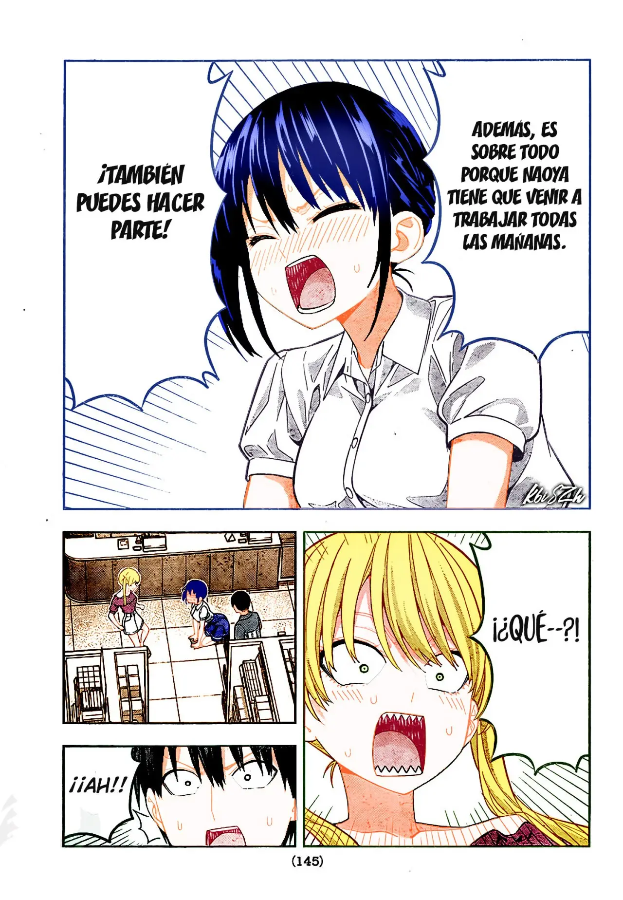 Kanojo mo Kanojo capítulo 40, página 12