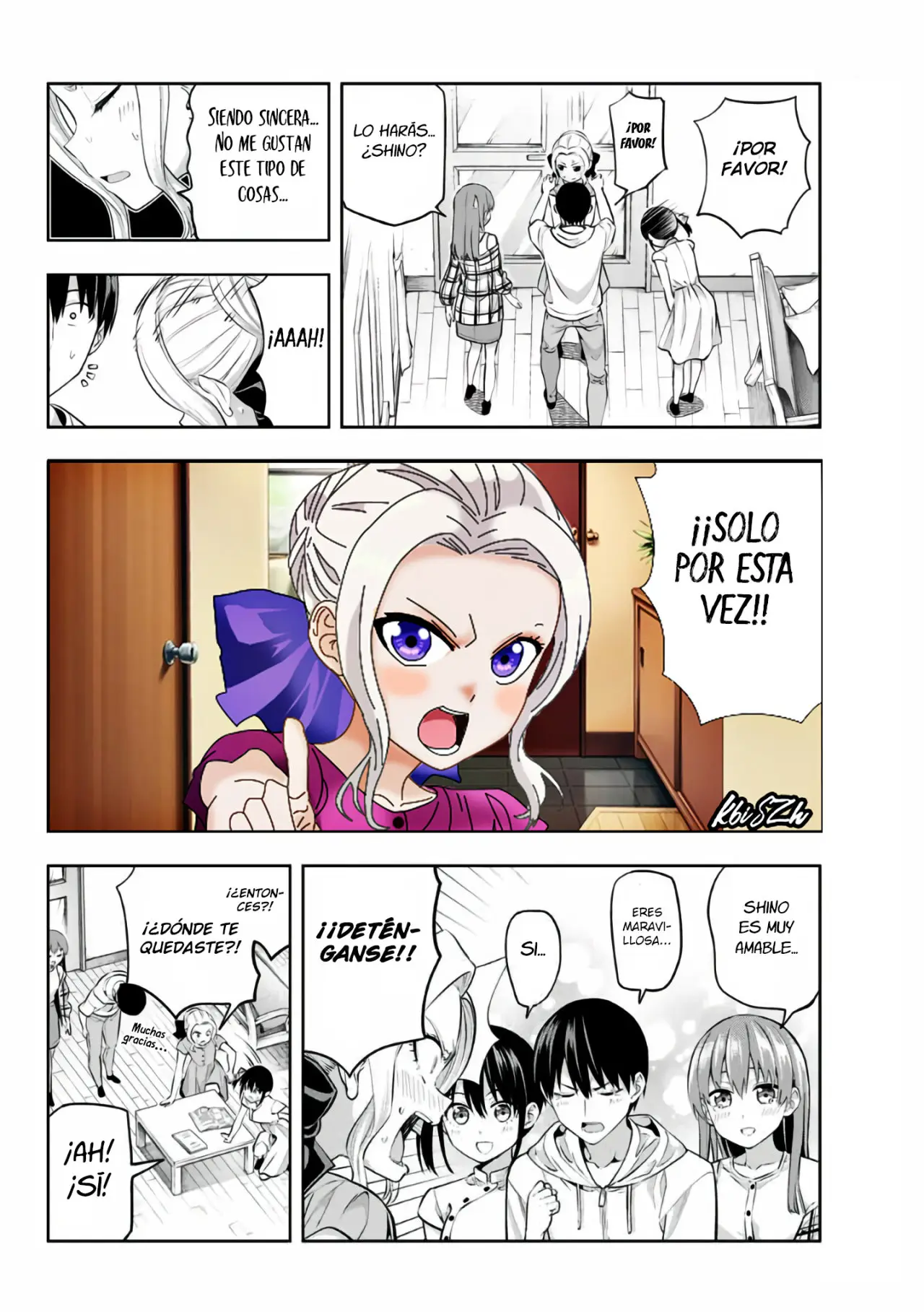 Kanojo mo Kanojo capítulo 42, página 8