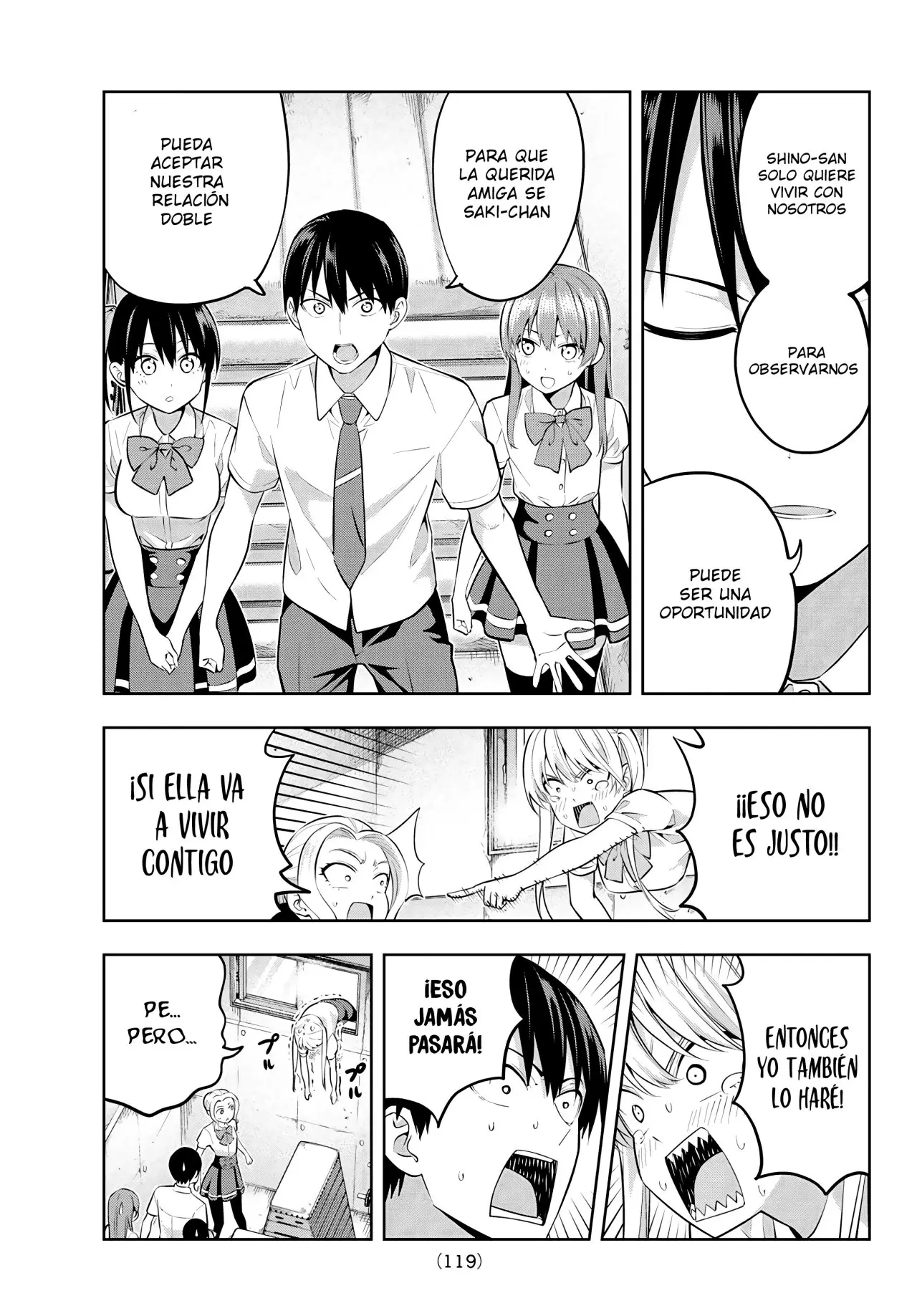 Kanojo mo Kanojo capítulo 43, página 9