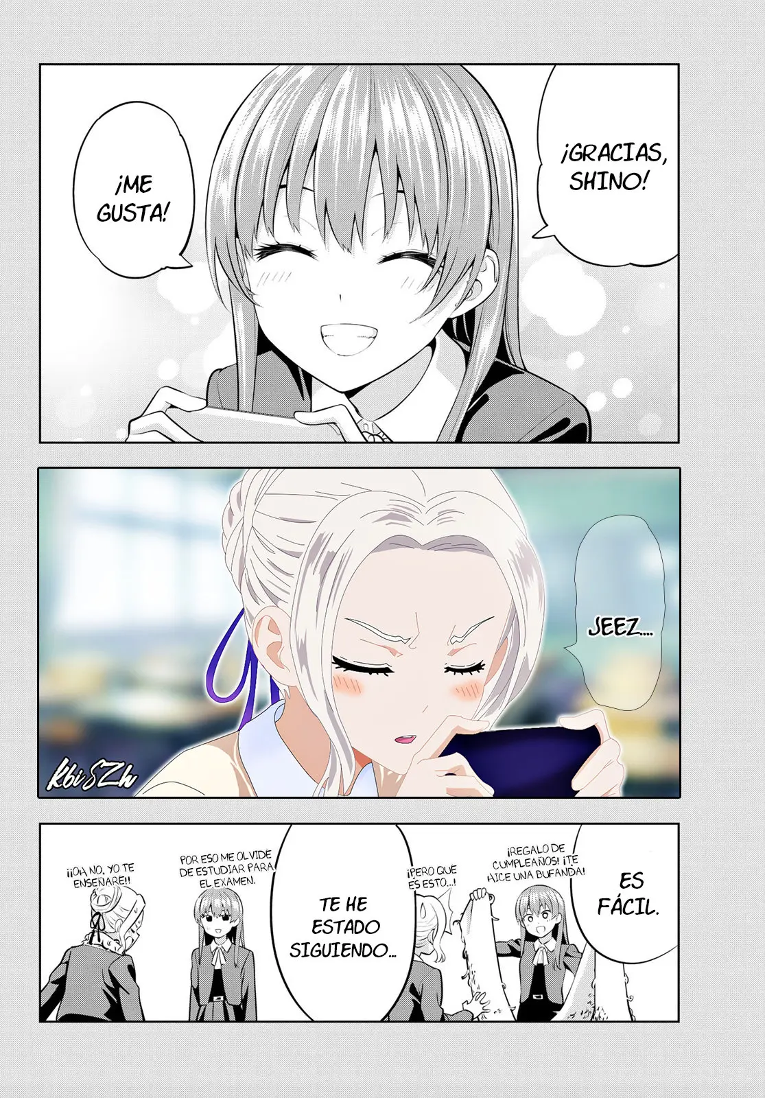 Kanojo mo Kanojo capítulo 44, página 14