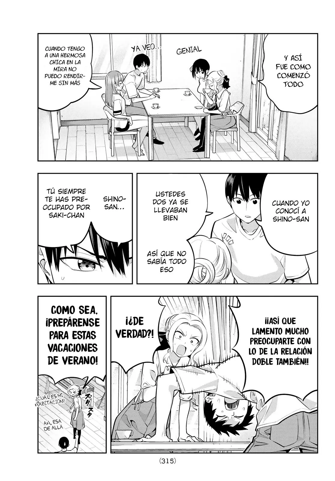 Kanojo mo Kanojo capítulo 44, página 15