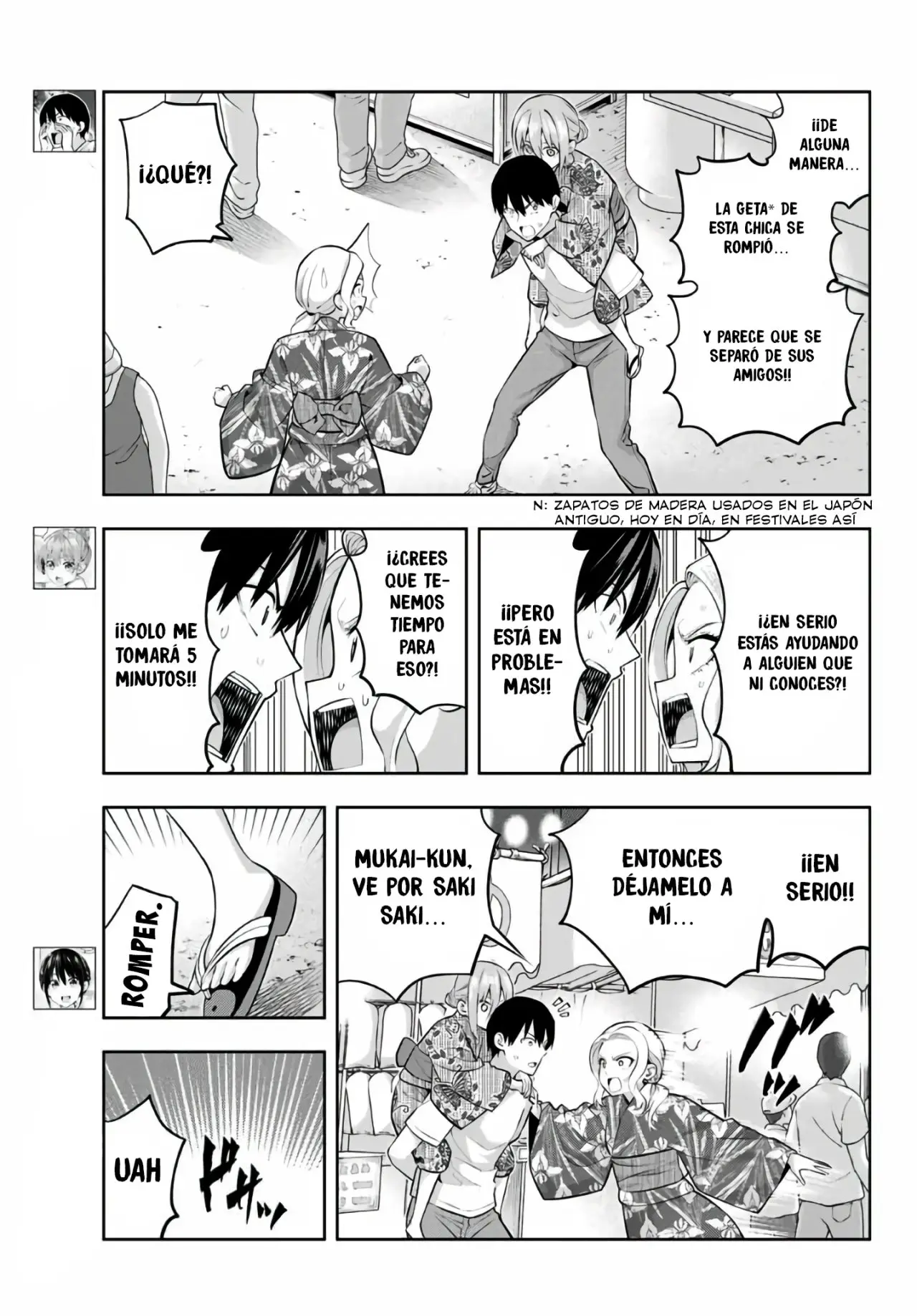 Kanojo mo Kanojo capítulo 50, página 4