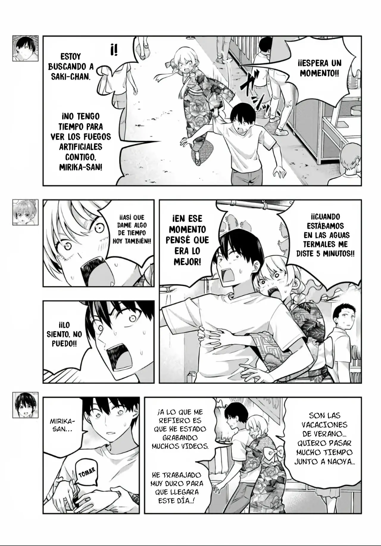 Kanojo mo Kanojo capítulo 51, página 4