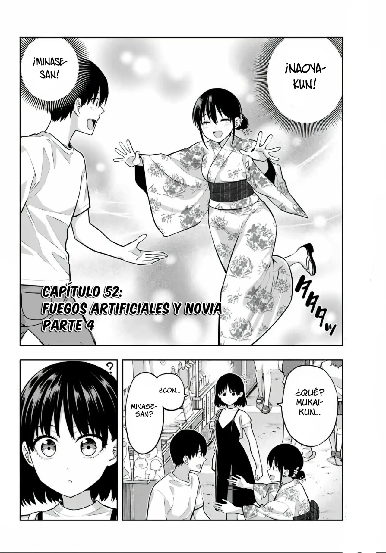 Kanojo mo Kanojo capítulo 52, página 3