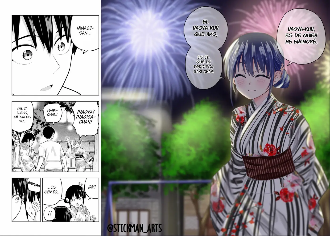Kanojo mo Kanojo capítulo 52, página 13