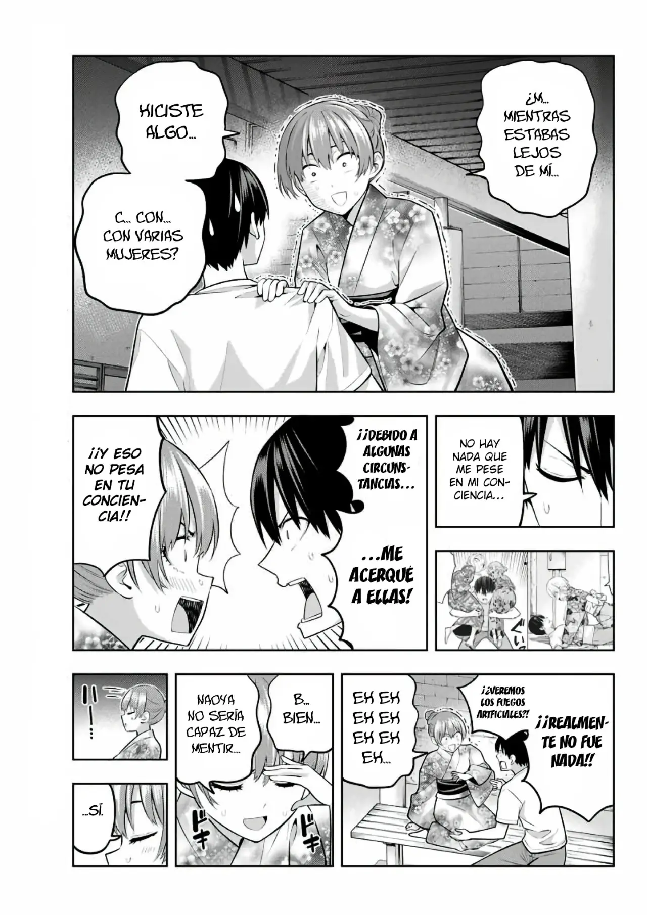 Kanojo mo Kanojo capítulo 53, página 8