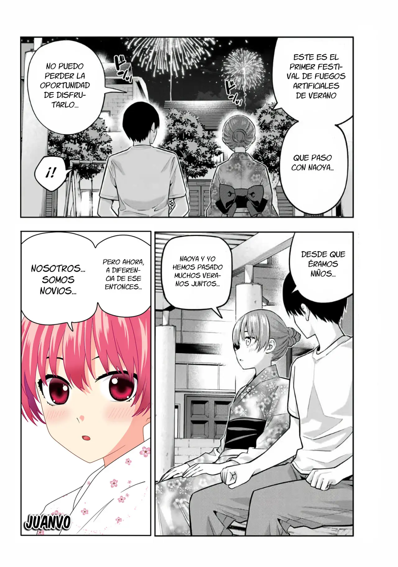 Kanojo mo Kanojo capítulo 53, página 9