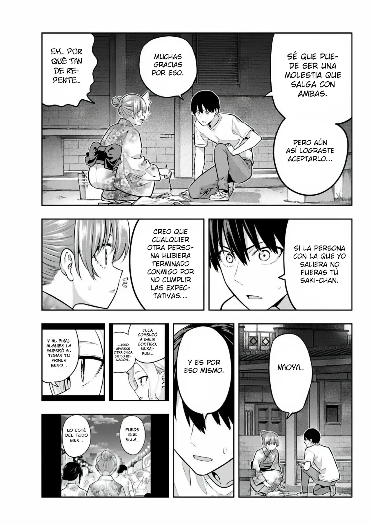 Kanojo mo Kanojo capítulo 53, página 15