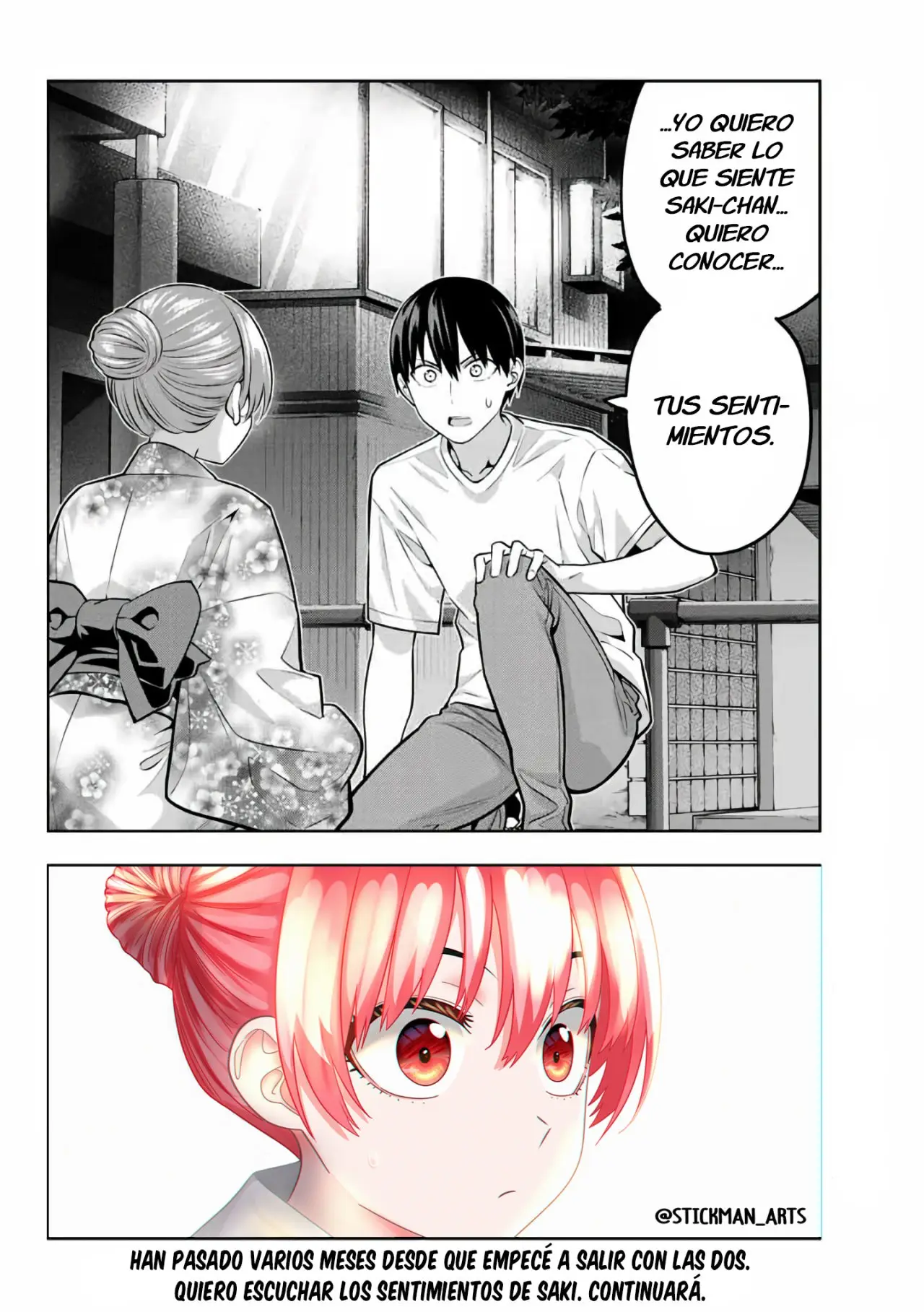 Kanojo mo Kanojo capítulo 53, página 16