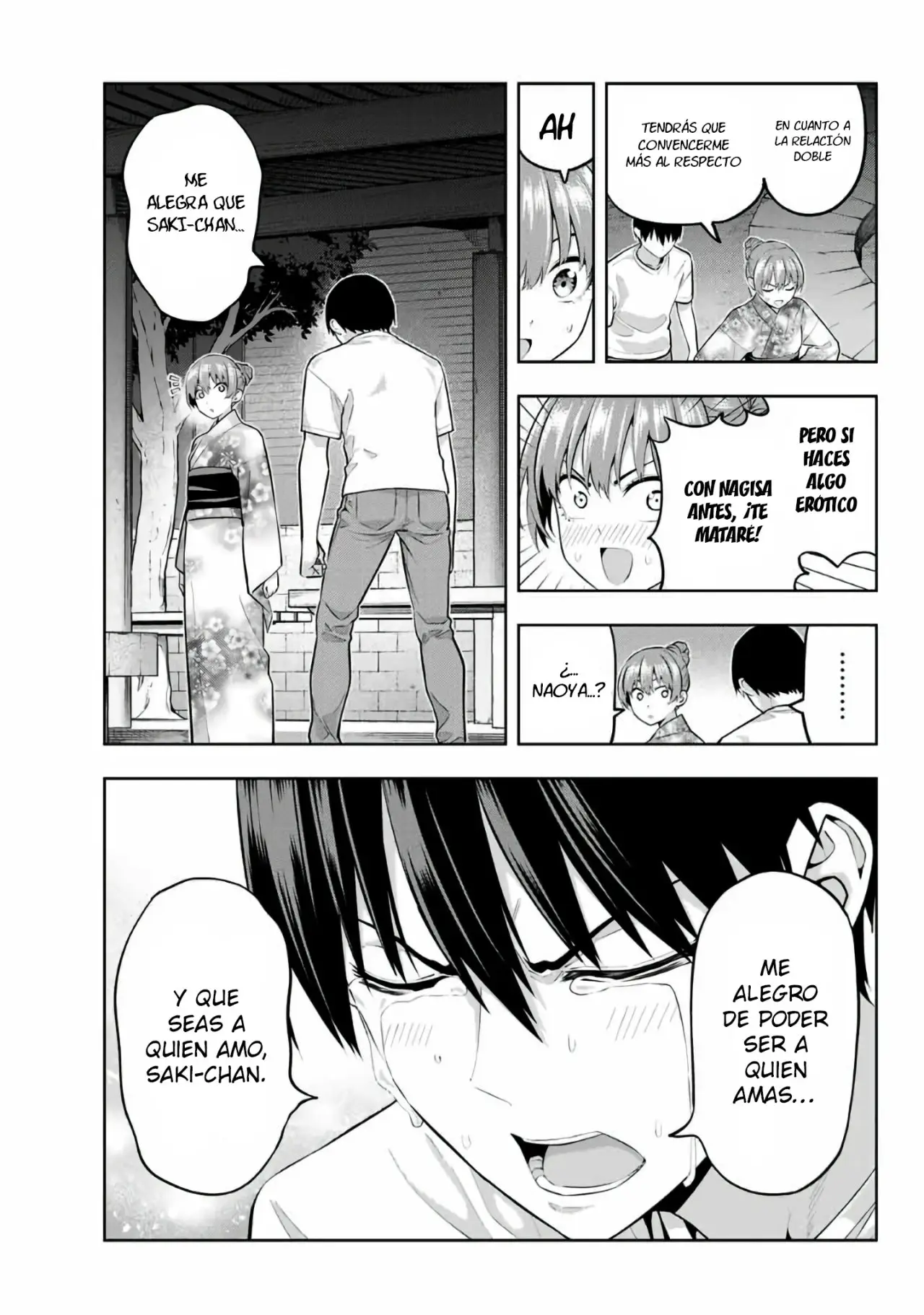 Kanojo mo Kanojo capítulo 54, página 15