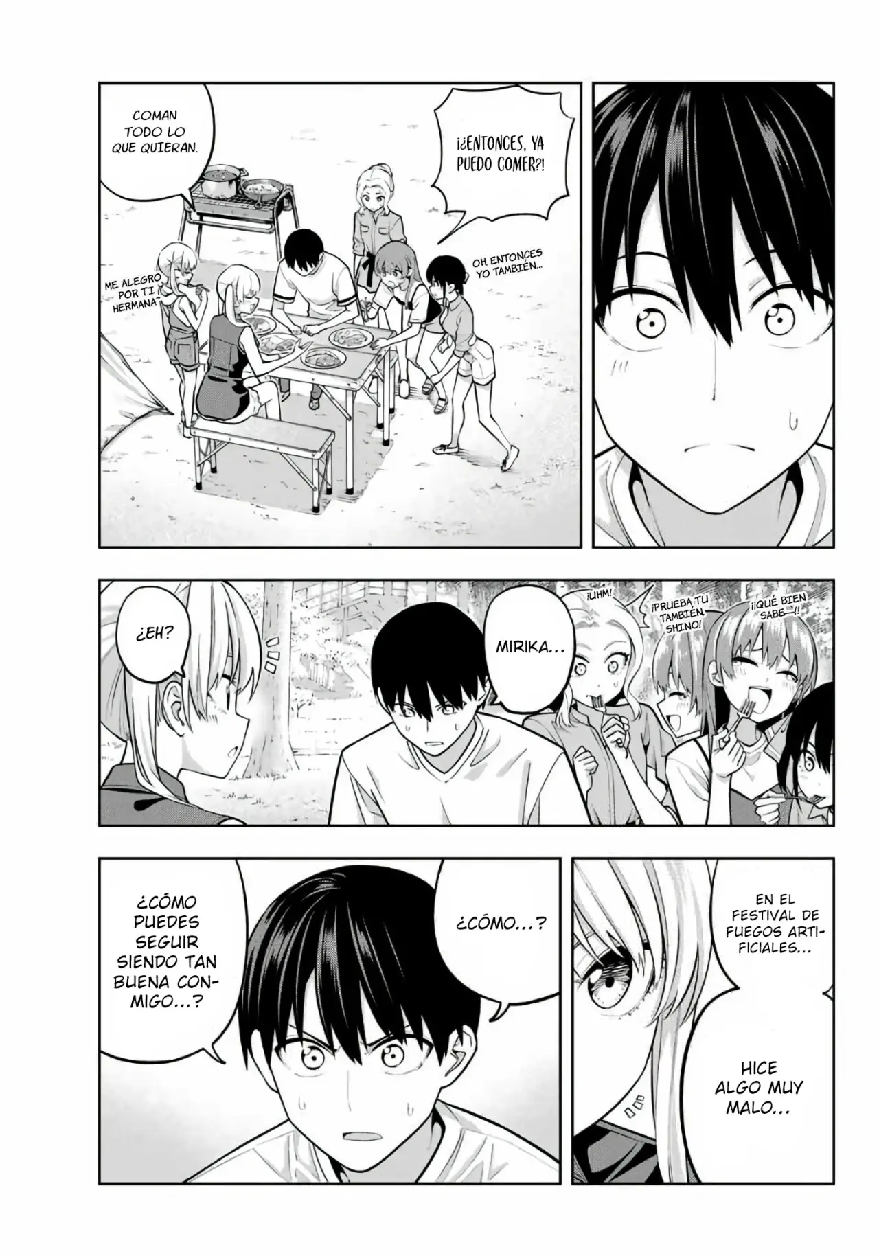 Kanojo mo Kanojo capítulo 57, página 14