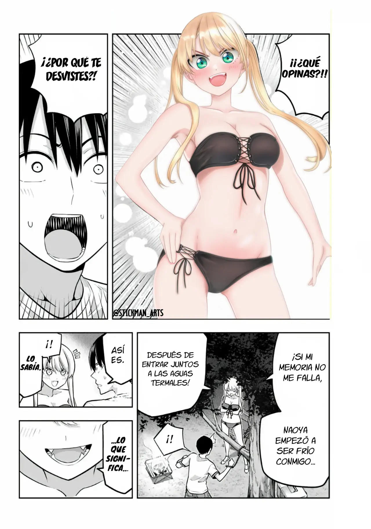 Kanojo mo Kanojo capítulo 59, página 7