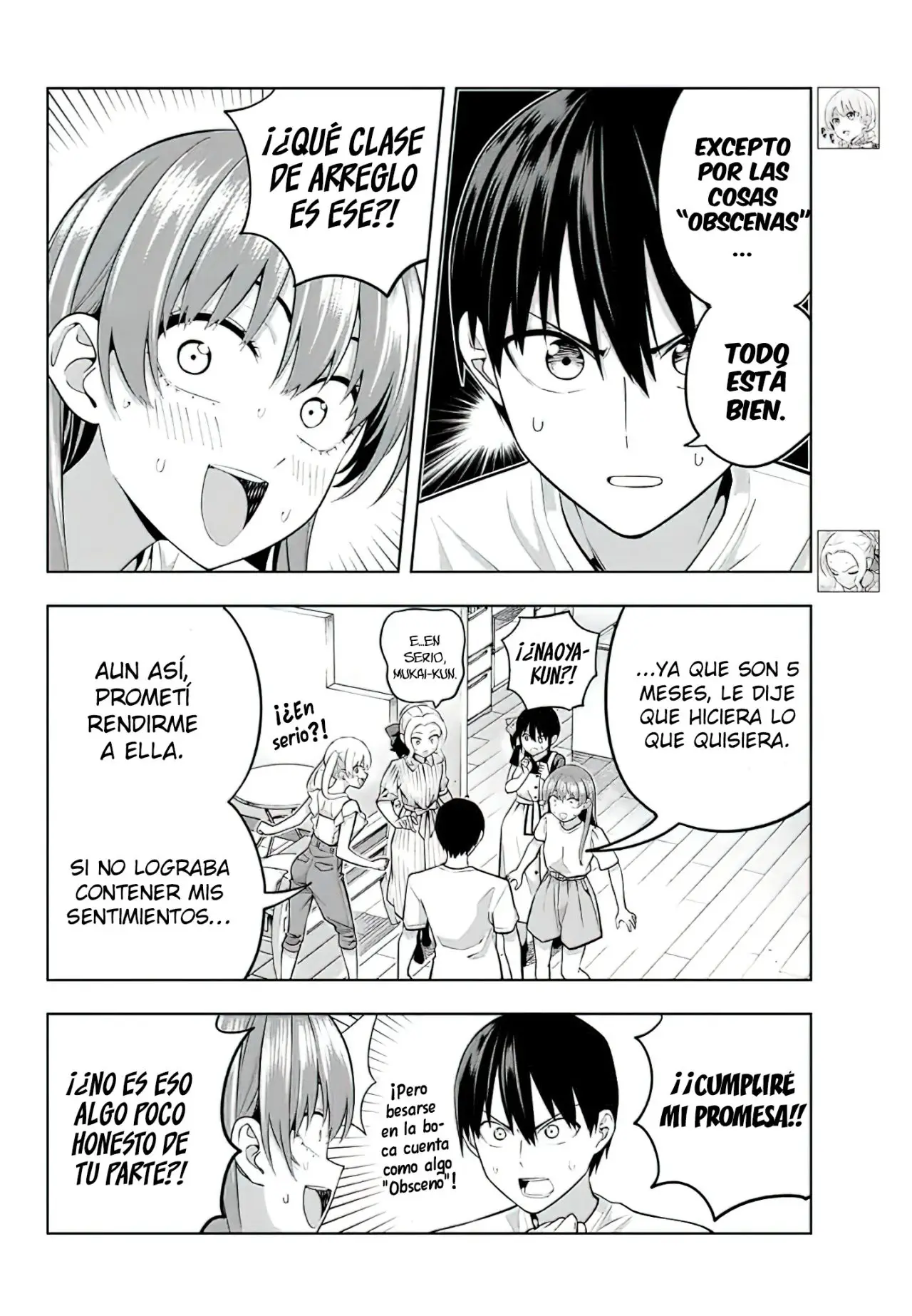 Kanojo mo Kanojo capítulo 63, página 7