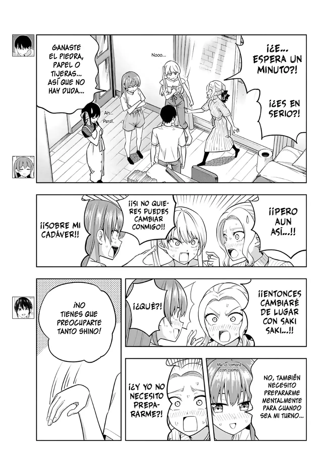 Kanojo mo Kanojo capítulo 64, página 6