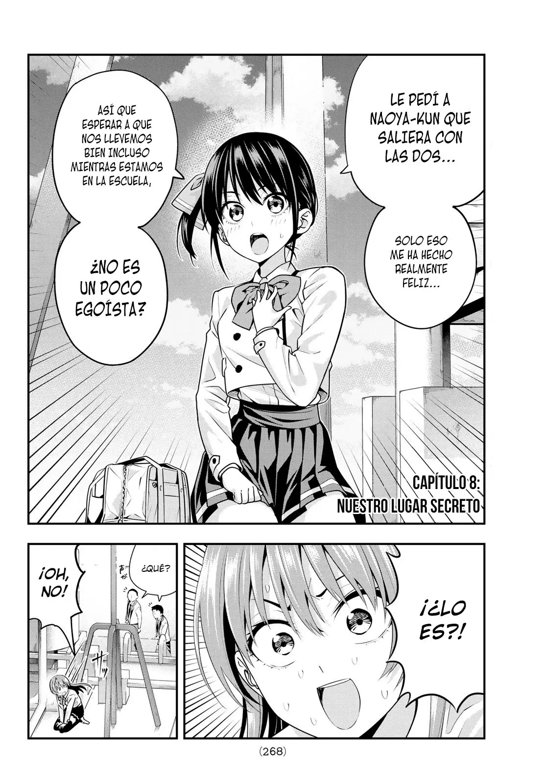 Kanojo mo Kanojo capítulo 8, página 3