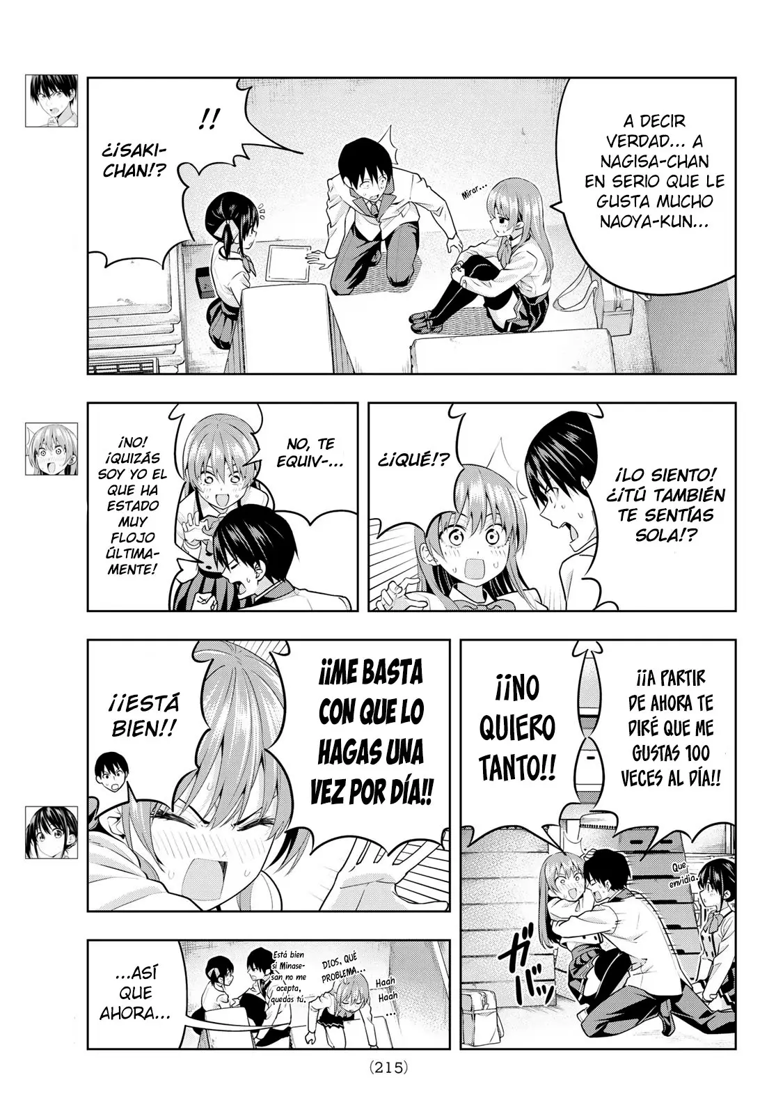 Kanojo mo Kanojo capítulo 9, página 4