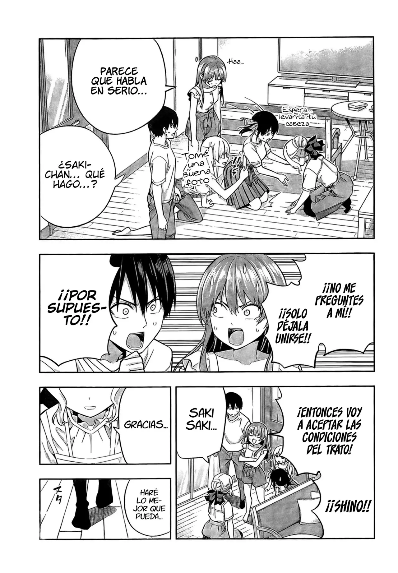 Kanojo mo Kanojo capítulo 90, página 15