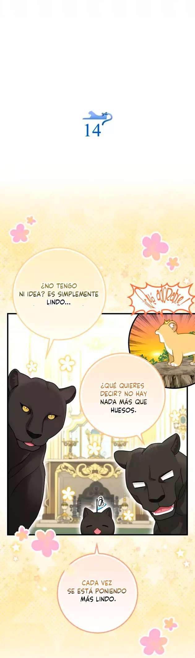 La Bebe Leopardo De Las Nieves De La Familia De Leopardos Negros capítulo 41.5, página 9