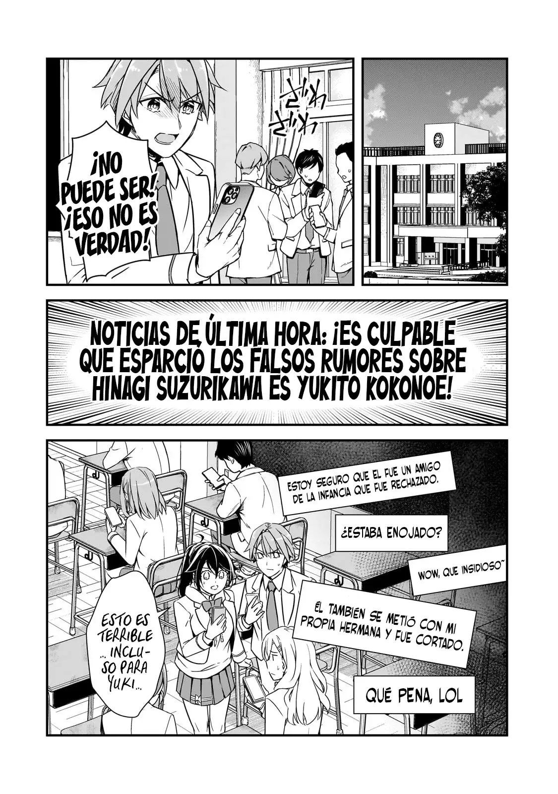 Las Chicas que me Traumatizaron me estan Mirando, pero Desafortunadamente es Demasiado Tarde capítulo 13.2, página 11