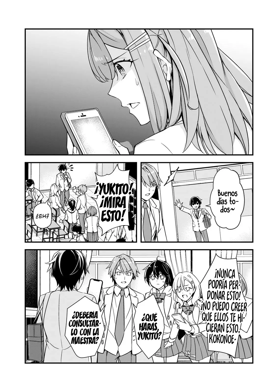 Las Chicas que me Traumatizaron me estan Mirando, pero Desafortunadamente es Demasiado Tarde capítulo 13.2, página 12