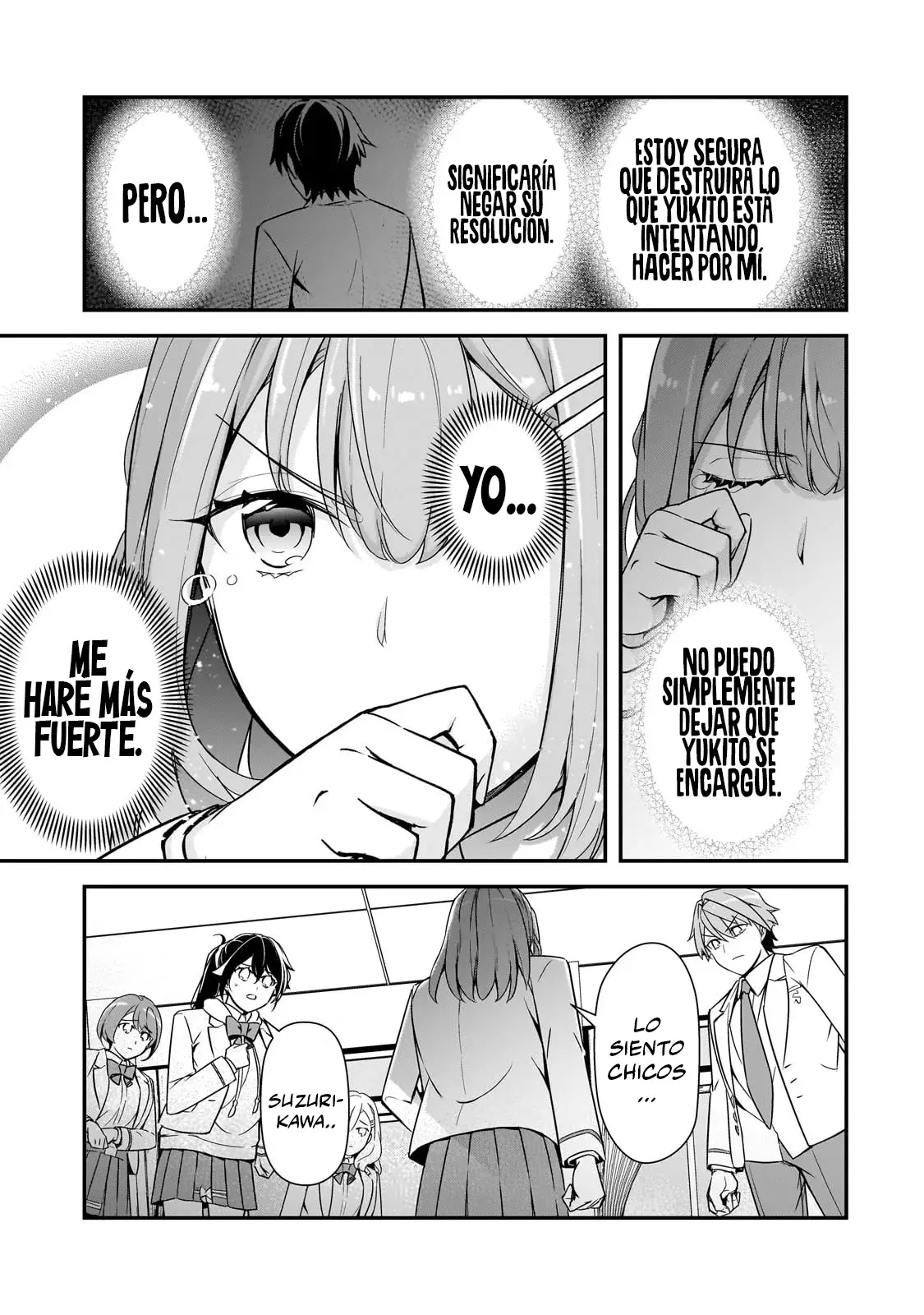 Las Chicas que me Traumatizaron me estan Mirando, pero Desafortunadamente es Demasiado Tarde capítulo 13.2, página 16