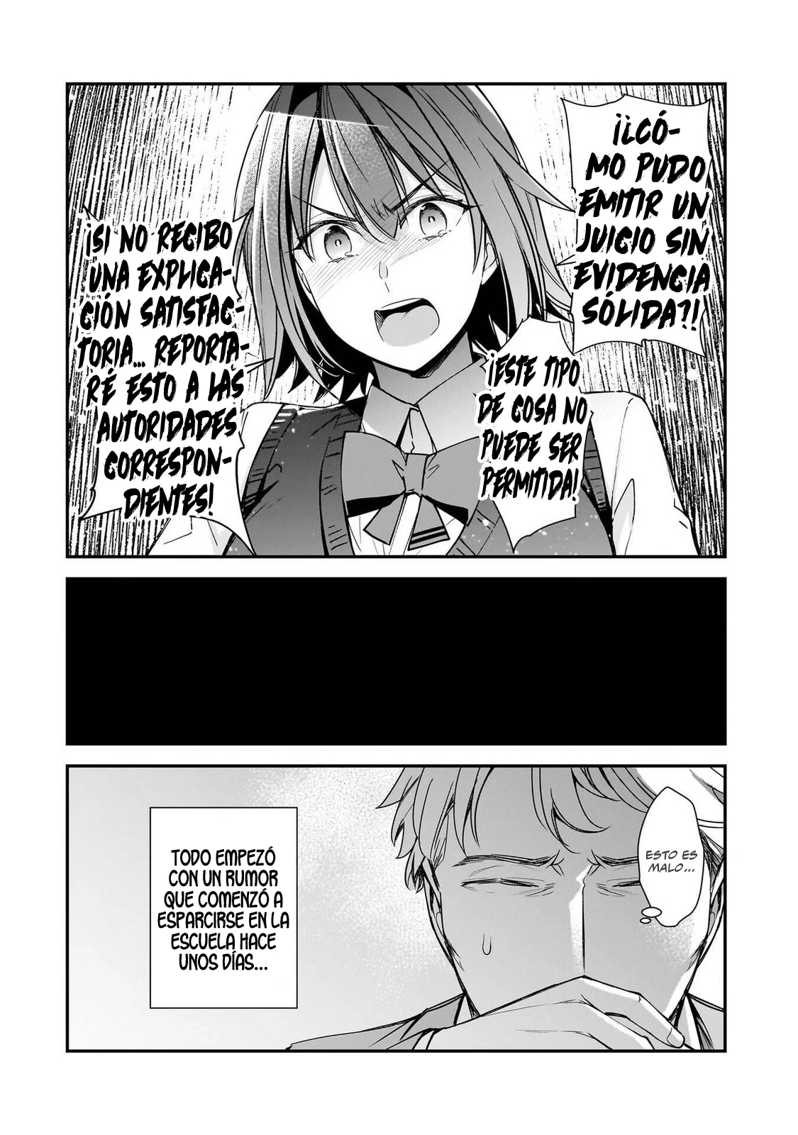 Las Chicas que me Traumatizaron me estan Mirando, pero Desafortunadamente es Demasiado Tarde capítulo 24.1, página 3